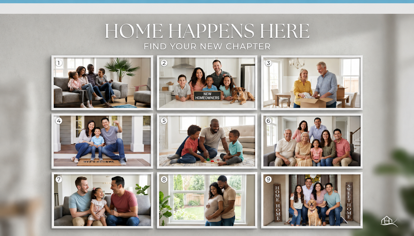 Home Happens Here - Find Your New Chapter